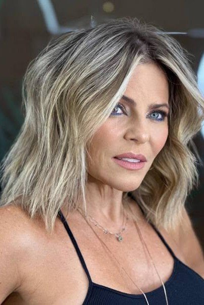 Ash Blonde Textured Bob