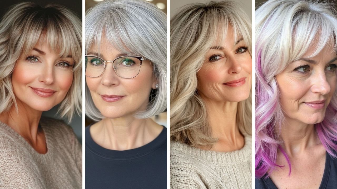 20 Beautiful Bangs for Women Over 50 That Create Softness and Style