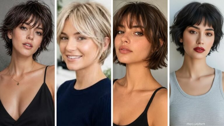 20 Beautiful Bixie Hair with Bangs Styles That Blend Pixie Edge and Bob Softness