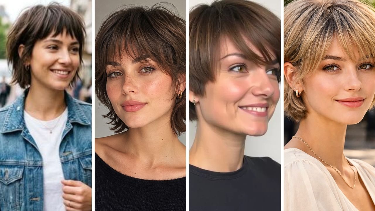 20 Beautiful Bixie Haircut with Bangs Styles That Blend Pixie Edge and Bob Softness