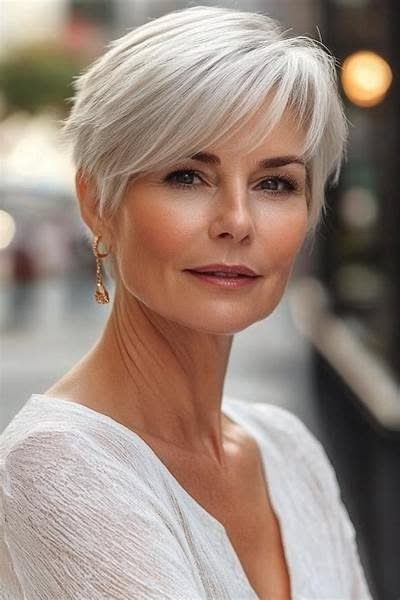 Chic Pixie Cut with Textured Tapered Layers