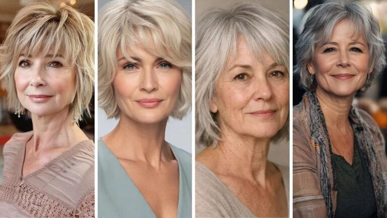 20 Beautiful Choppy Bob Hairstyles for Women Over 60 That Create Fullness and Modern Edge
