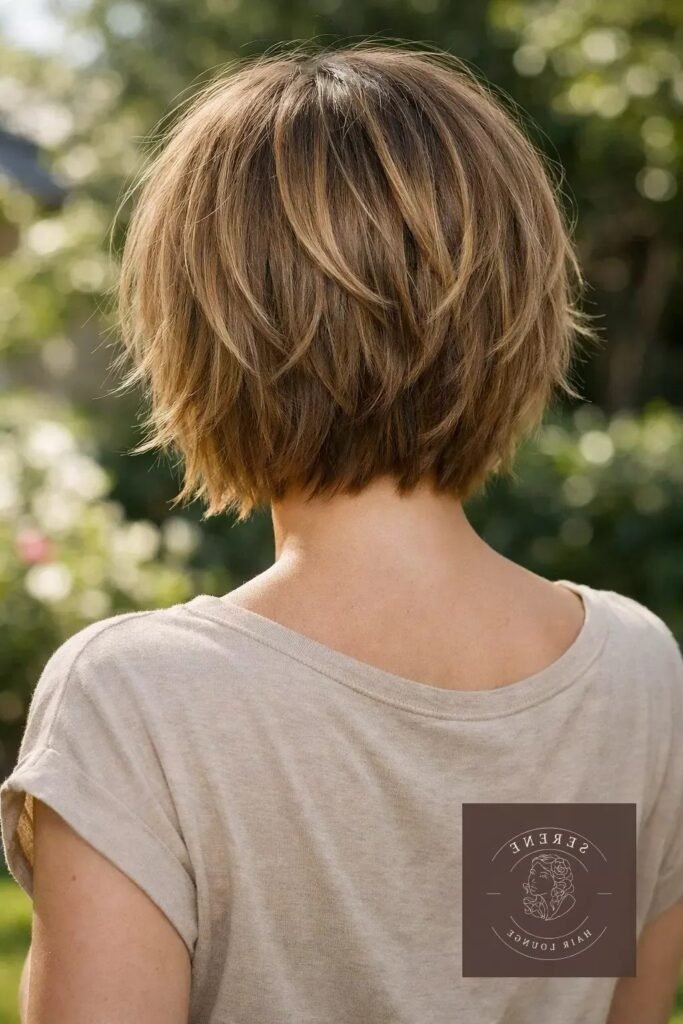 Choppy Layered Bob with Texturized Ends
