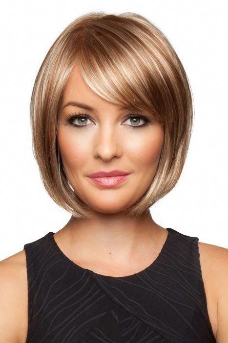 Classic Blonde Bob with Subtle Highlights and Soft Fringe