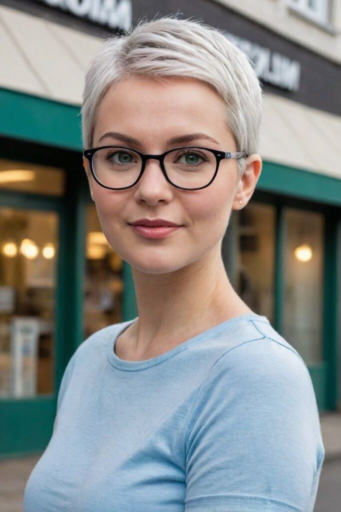 Classic Cropped Platinum Pixie