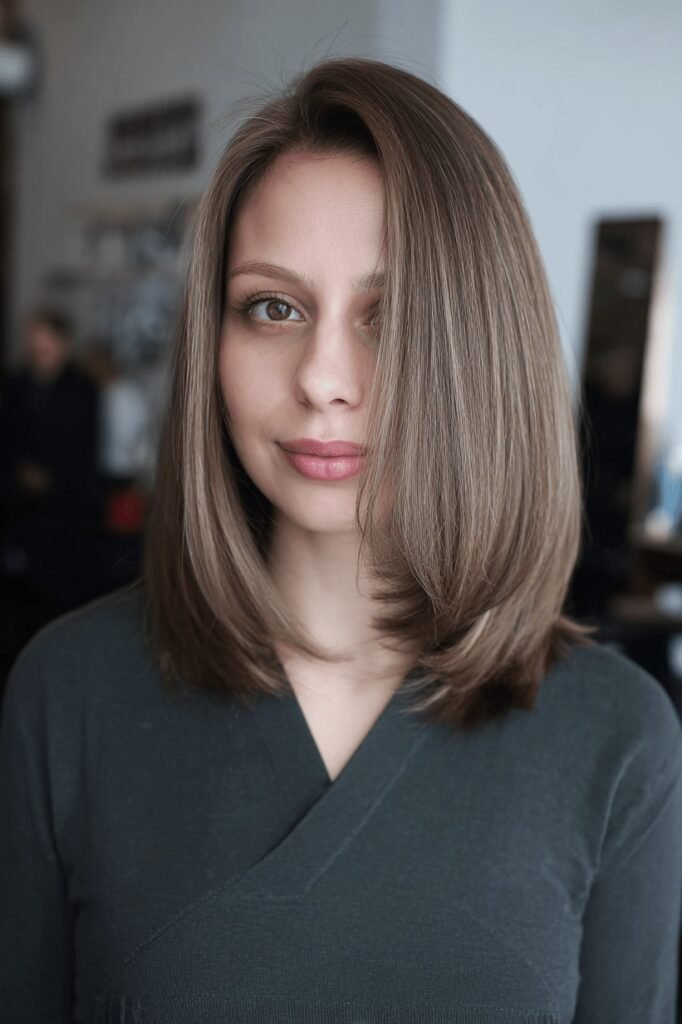 Classic Lob (Long Bob) with Soft Layers