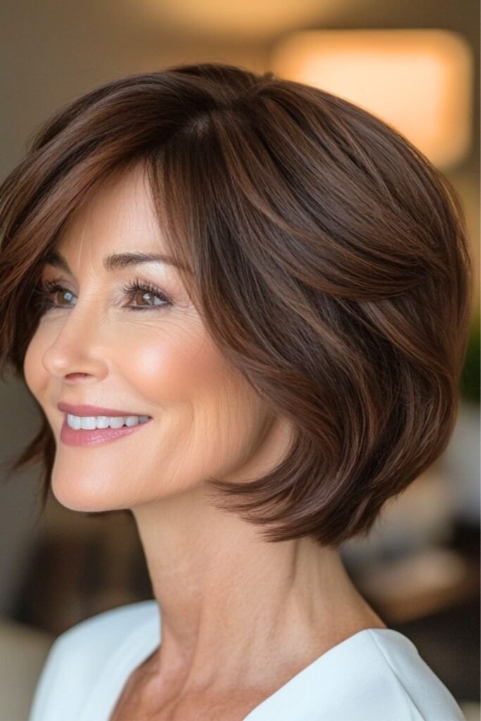 Classic Rounded Bob with Soft Layers