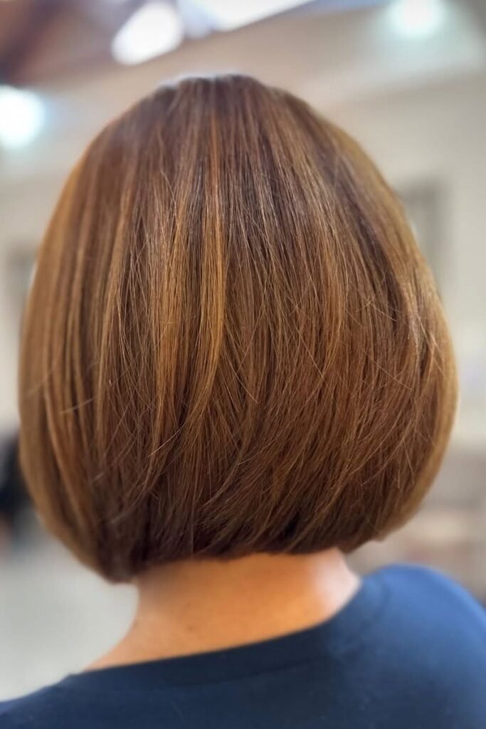 Classic Rounded Bob with Subtle Layers