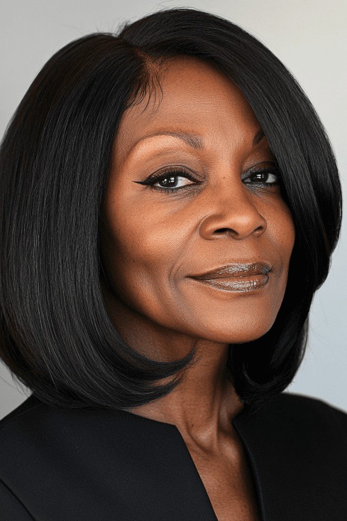 Classic Smooth Black Bob