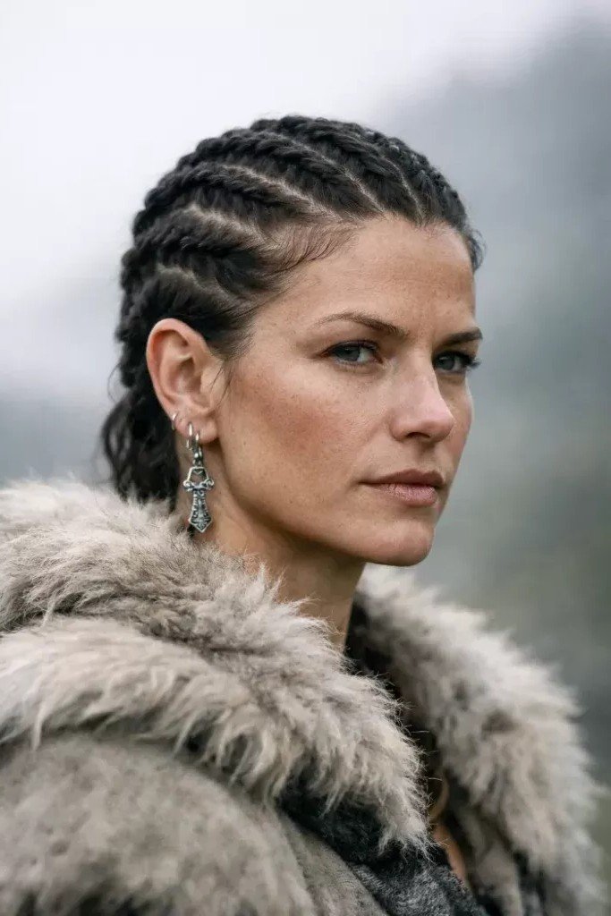 Classic Viking-Inspired Double Dutch Braids
