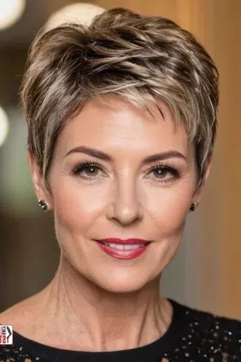 Dimensional Tapered Pixie Cut