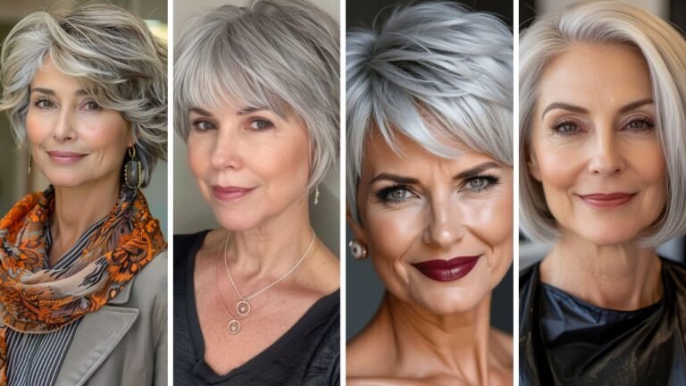20 Beautiful Hairstyles for Older Women Over 60 with Gray Hair That Celebrate Natural Beauty