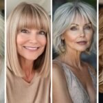 20 Beautiful Hairstyles for Older Women with Bangs That Create Softness and Style