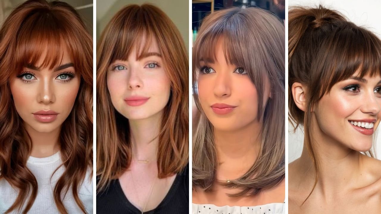 20 Beautiful Hairstyles for Women Over 40 with Bangs That Create Softness and Style
