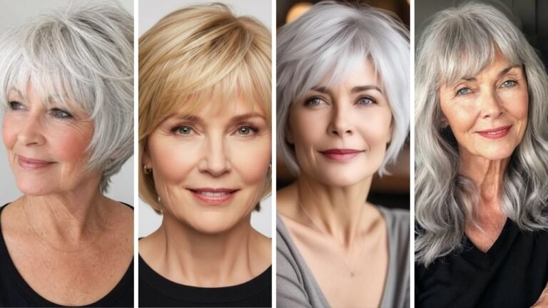 20 Beautiful Hairstyles for Women Over 60 with Thin Hair That Create Fullness and Confidence