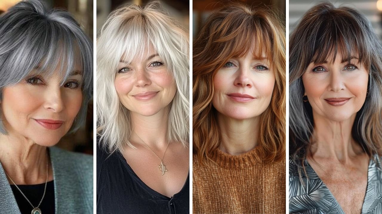 20 Beautiful Layered Bob with Bangs for Women Over 50 That Create Fullness and Style