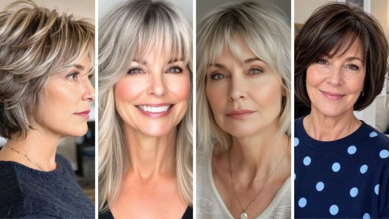 20 Beautiful Layered Hairstyles for Older Women with Thin Fine Hair That Create Fullness