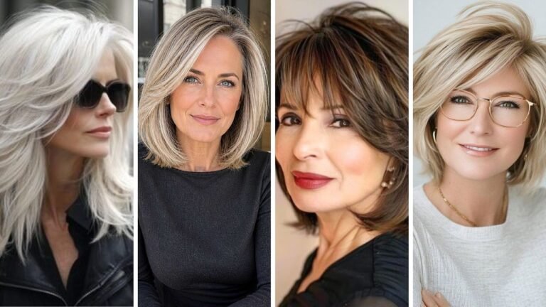 20 Beautiful Layered Hairstyles for Women Over 50 with Thin Fine Hair That Create Fullness