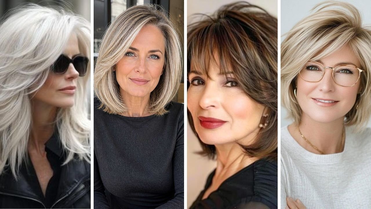 20 Beautiful Layered Hairstyles for Women Over 50 with Thin Fine Hair That Create Fullness
