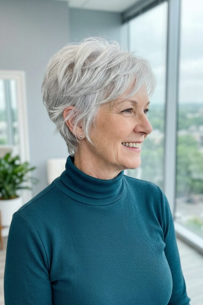 Layered Pixie Bob with Soft Texture
