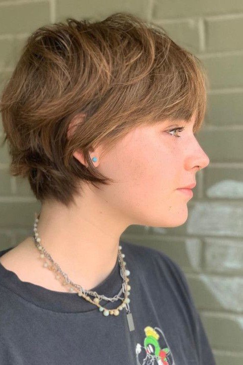 Lightly Layered Textured Bob