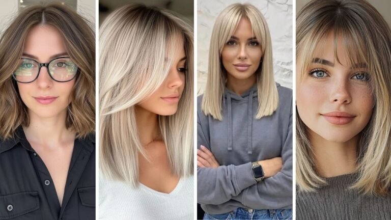 20 Beautiful Lob Hairstyles for Thin Hair That Create Fullness and Modern Edge