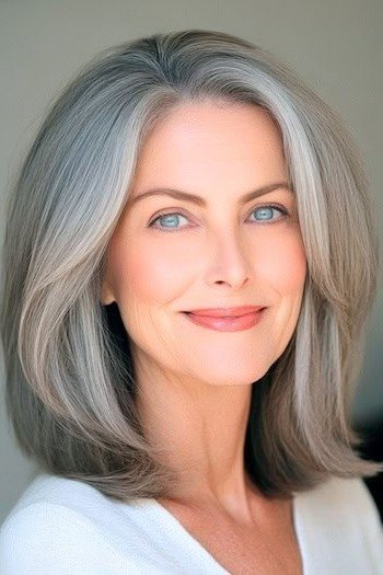 Long Layered Hair with Face-Framing Highlights (Alternate)