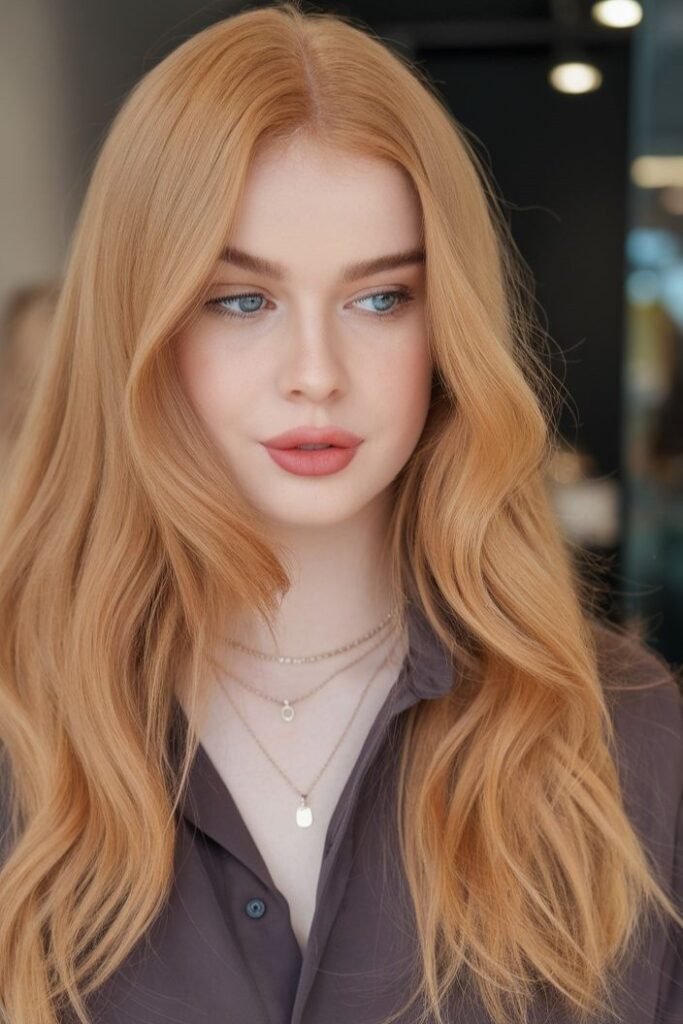 Long Layered Hair with Soft Face-Framing Waves