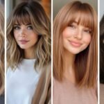 20 Beautiful Medium Length Haircut with Bangs That Create Softness and Style
