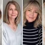 20 Beautiful Medium Length Haircuts for Older Women with Thin Fine Hair That Create Fullness
