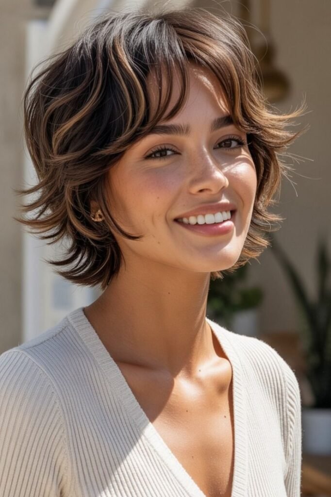 Messy Textured Shag Cut with Soft Layers