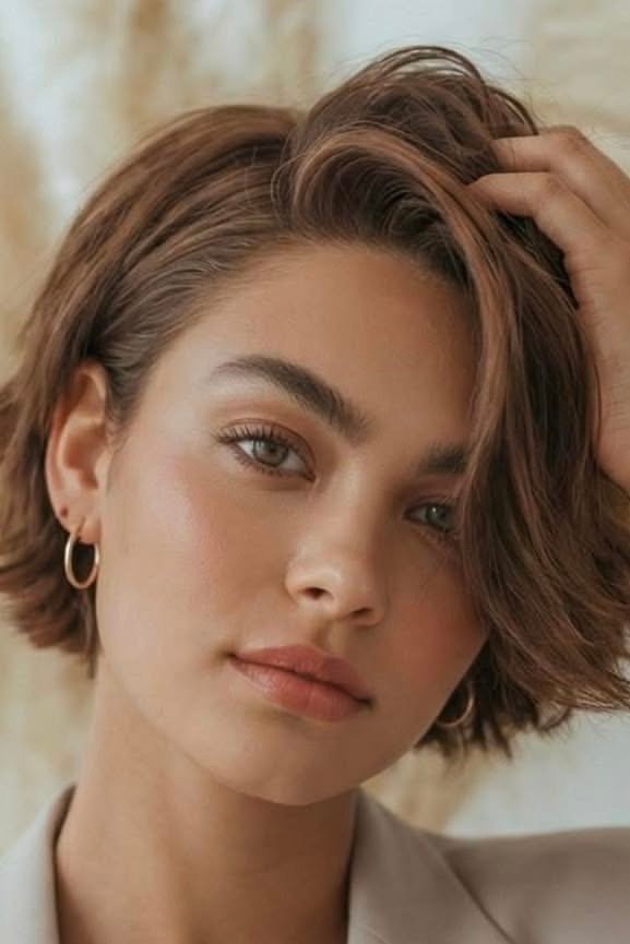Natural Textured Layered Bob