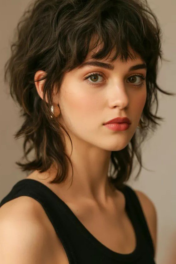 Piecey Shag with Wispy Bangs