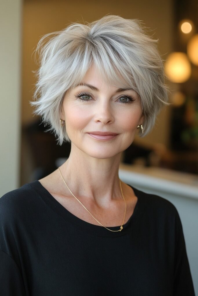 Piecey Textured Pixie Cut