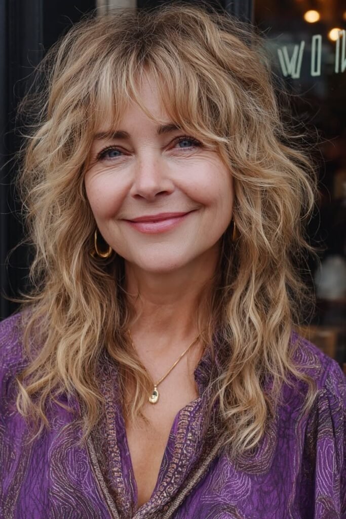 Shaggy Layered Cut with Face-Framing Waves