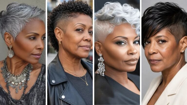 20 Beautiful Shaved Hairstyles for Older Black Women That Celebrate Bold Beauty