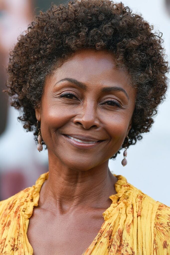 Short Curly Natural Hairstyle