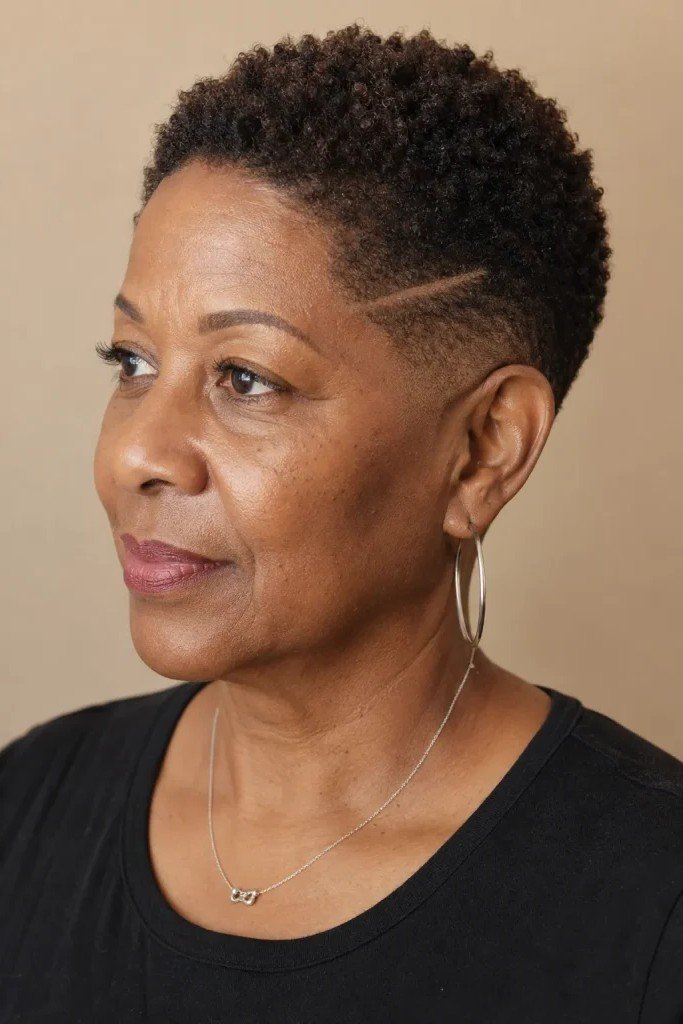 Short Pixie with Defined Side Part