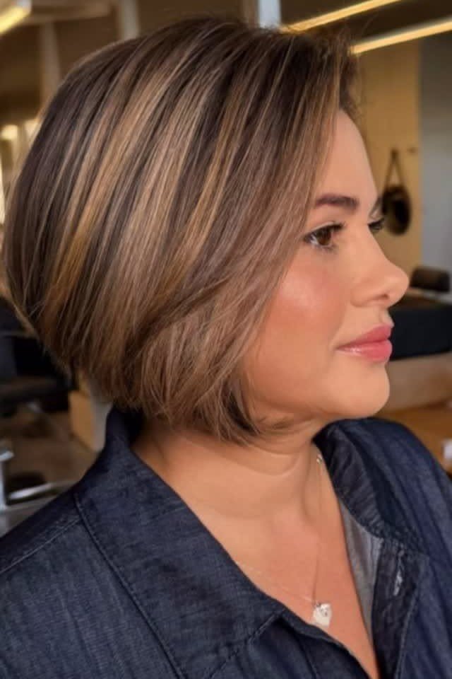 Sleek Angled Bob
