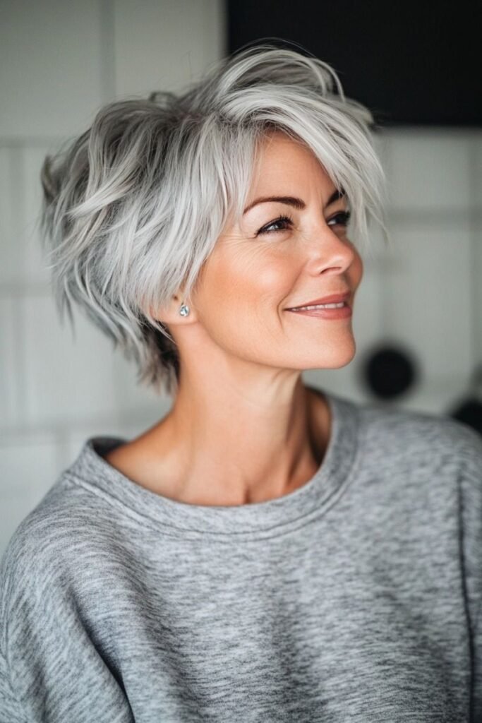 Sleek High Ponytail with Wrapped Hair Strand (Alternate)