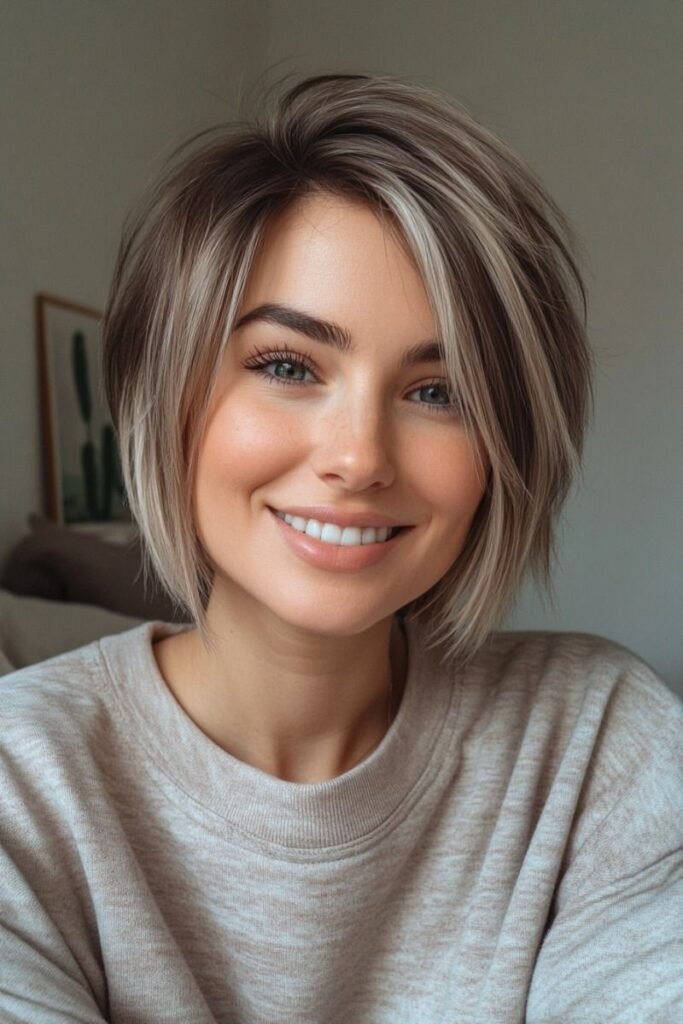 Soft Blonde Bob with Face-Framing Layers