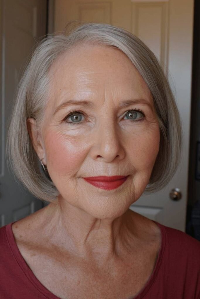 Soft Layered Bob with Gentle Volume