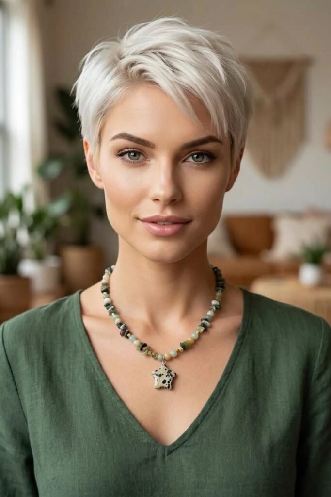  Soft Layered Pixie with Tapered Sides