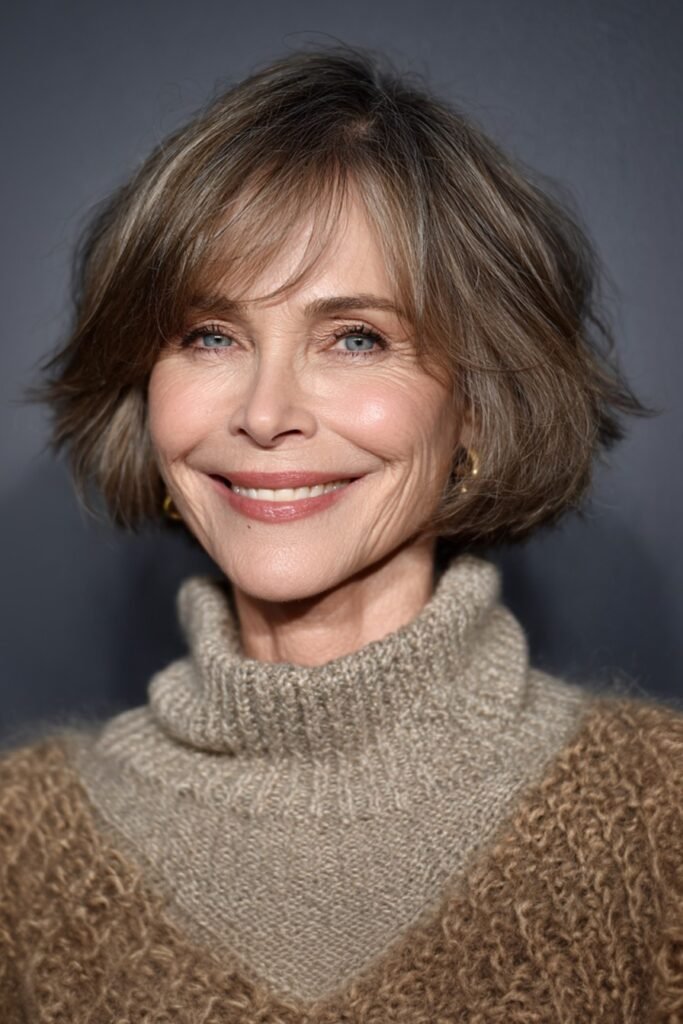 Soft Textured Bob with Subtle Layers