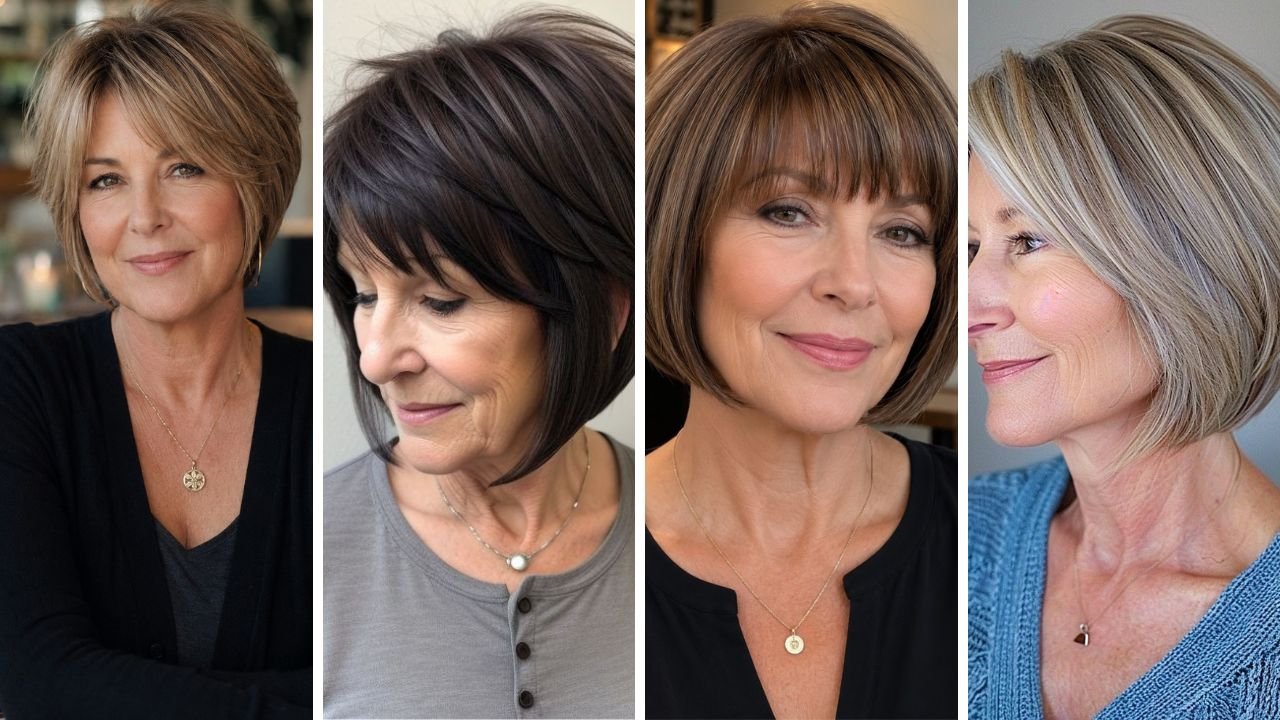 20 Beautiful Stacked Bob Haircuts for Women Over 60 That Create Fullness and Confidence