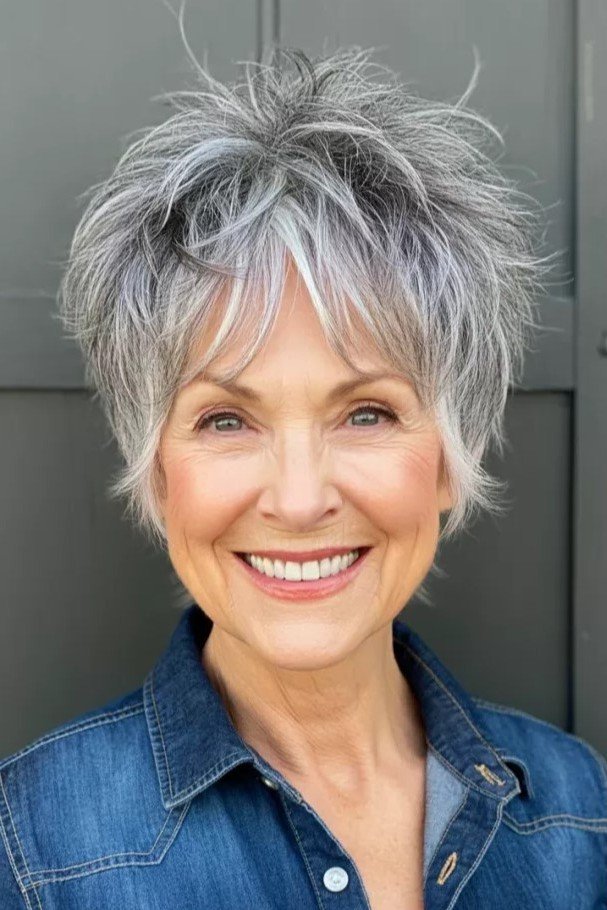 Textured Bob with Curtain Bangs (Alternate)