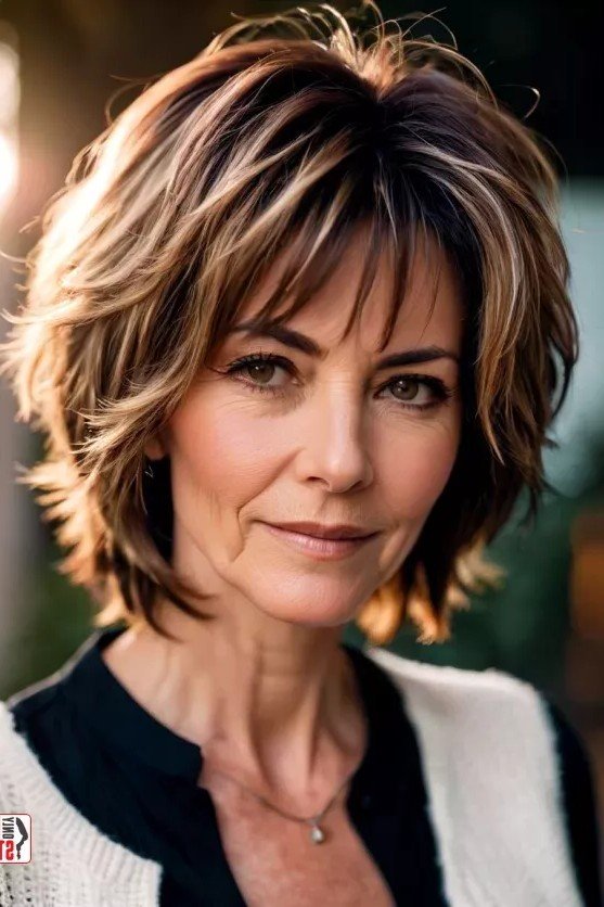 Textured Layered Bob
