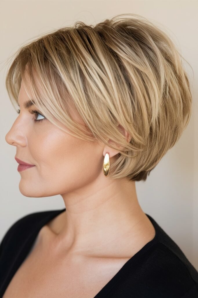Textured Layered Short Cut