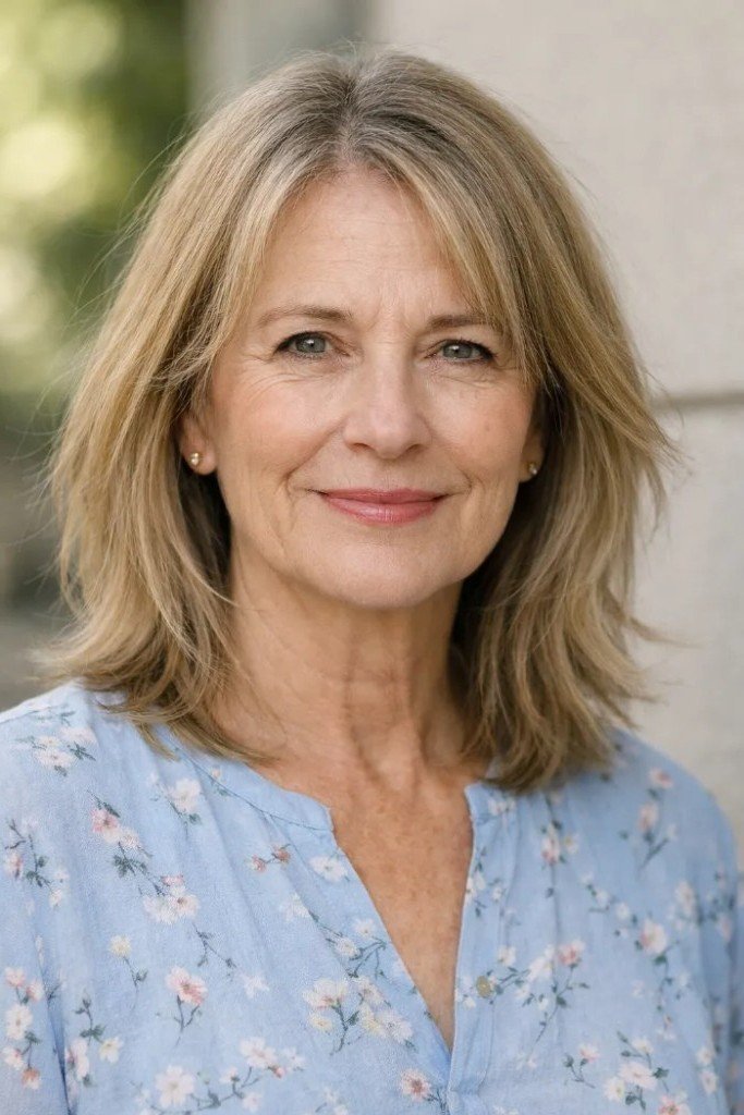 Textured Medium-Length Layered Cut