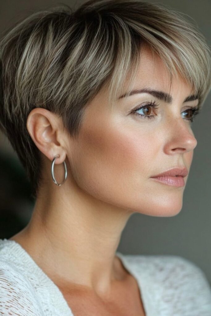 Textured Pixie Cut